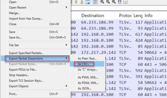De Wireshark a Excel: Cómo Exportar Paquetes en Formato CSV
